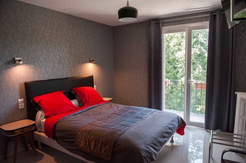 Hôtel-Restaurant Le Rive Gauche chambre double