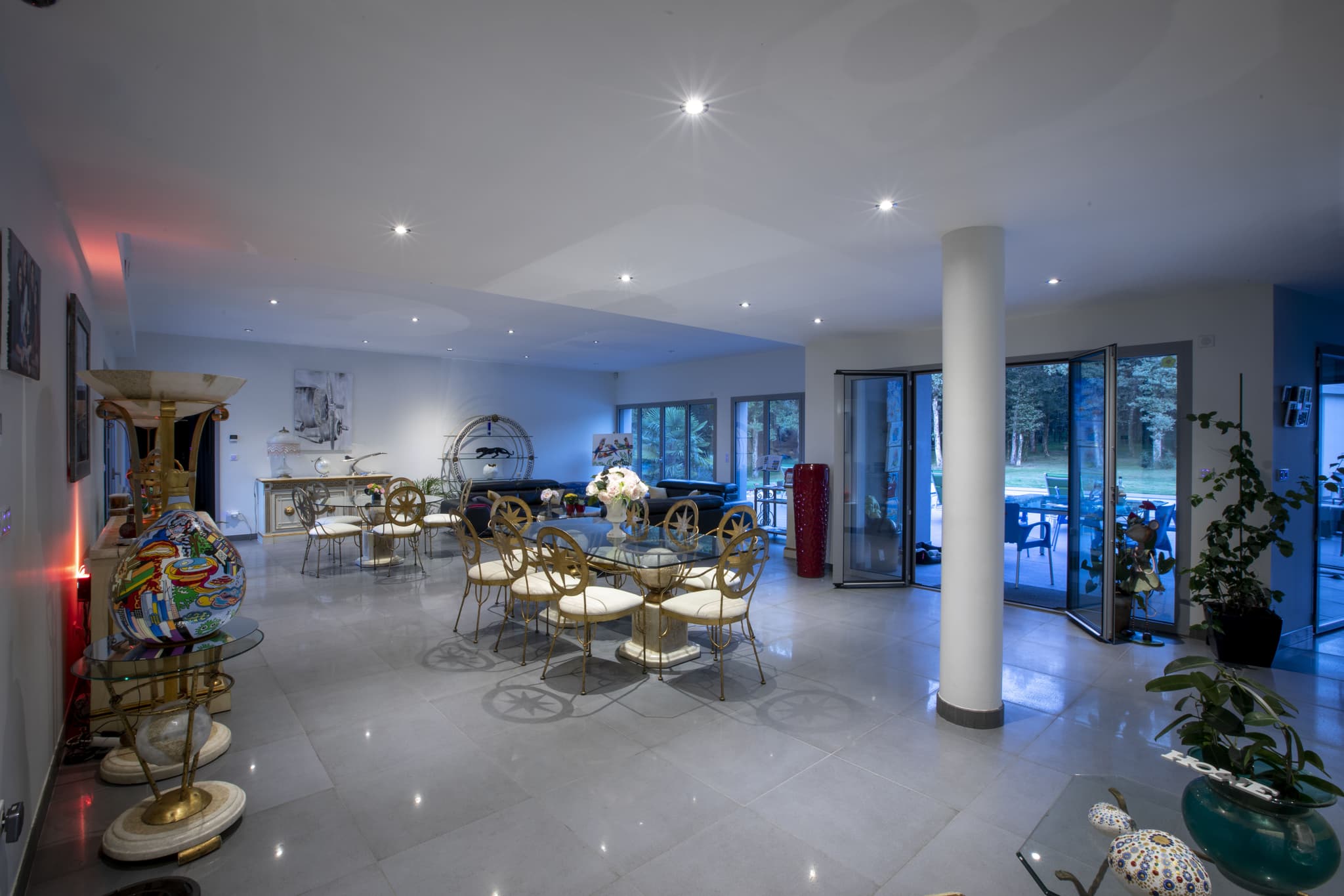 Salon - Location chambres Domaine Georges V