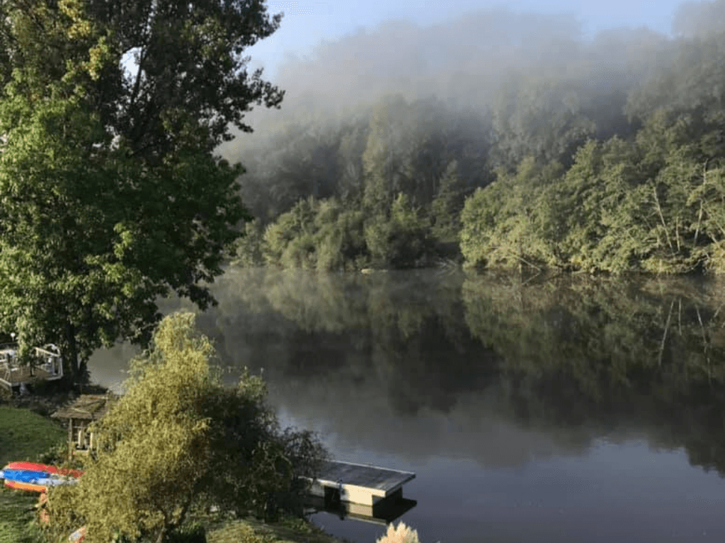 Vue sur le Vienne, gîte Moon River - Saint-Junien