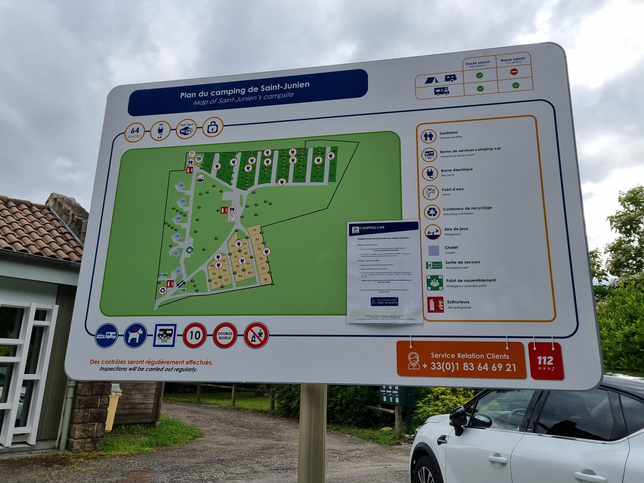 Aire d'accueil camping-car
