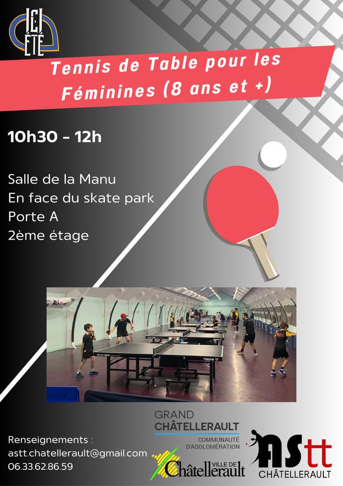Tennis de Table pour les Féminines (8 ans et +)_1