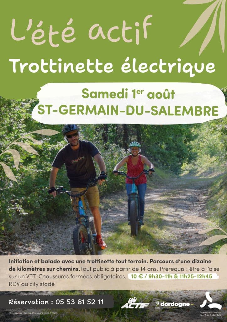 1er aout_St Germain_Trottinette electrique