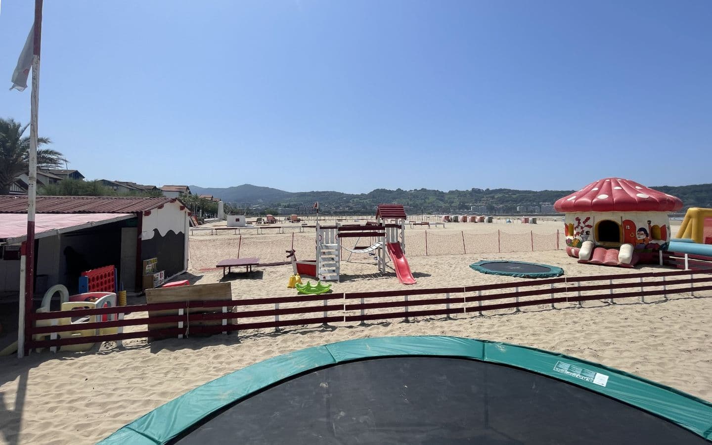 Club de plage Neptune Hendaye - Vue Ocean