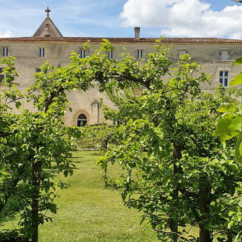 La Commanderie des Antonins vue du verger
