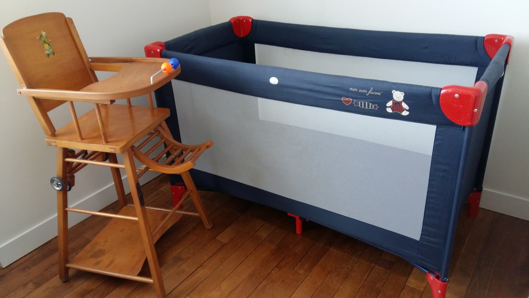 Lit Bébé >2 ans gratuit sur demande (attention Bébé <2 ans ne sont pas acceptés)