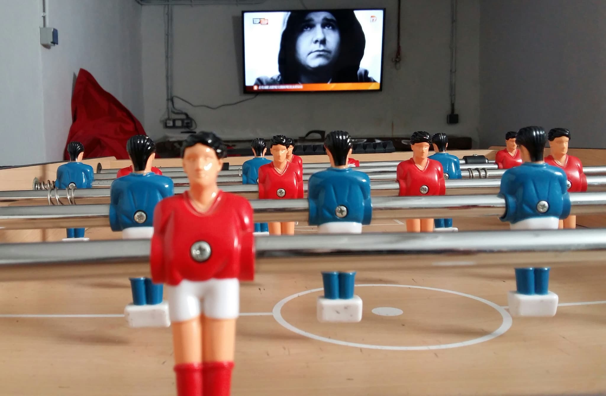 Au sous-sol : Babyfoot pour les enfants