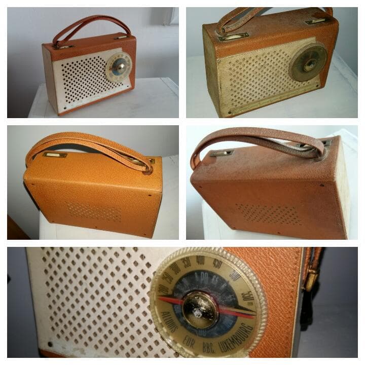 Décoration intérieure avec un transistor-radio des années 1950