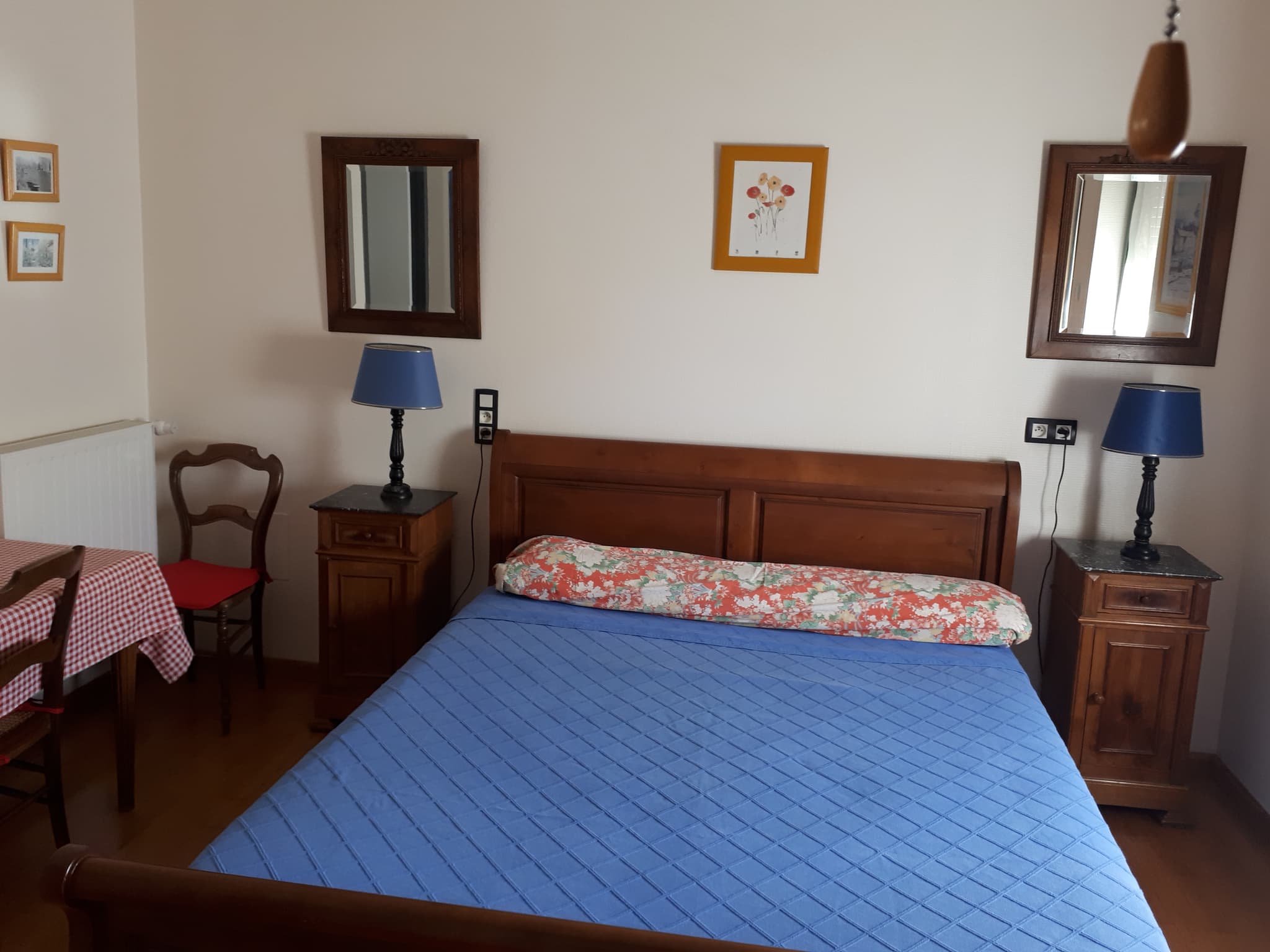 Une chambre du gîte du Tilleul