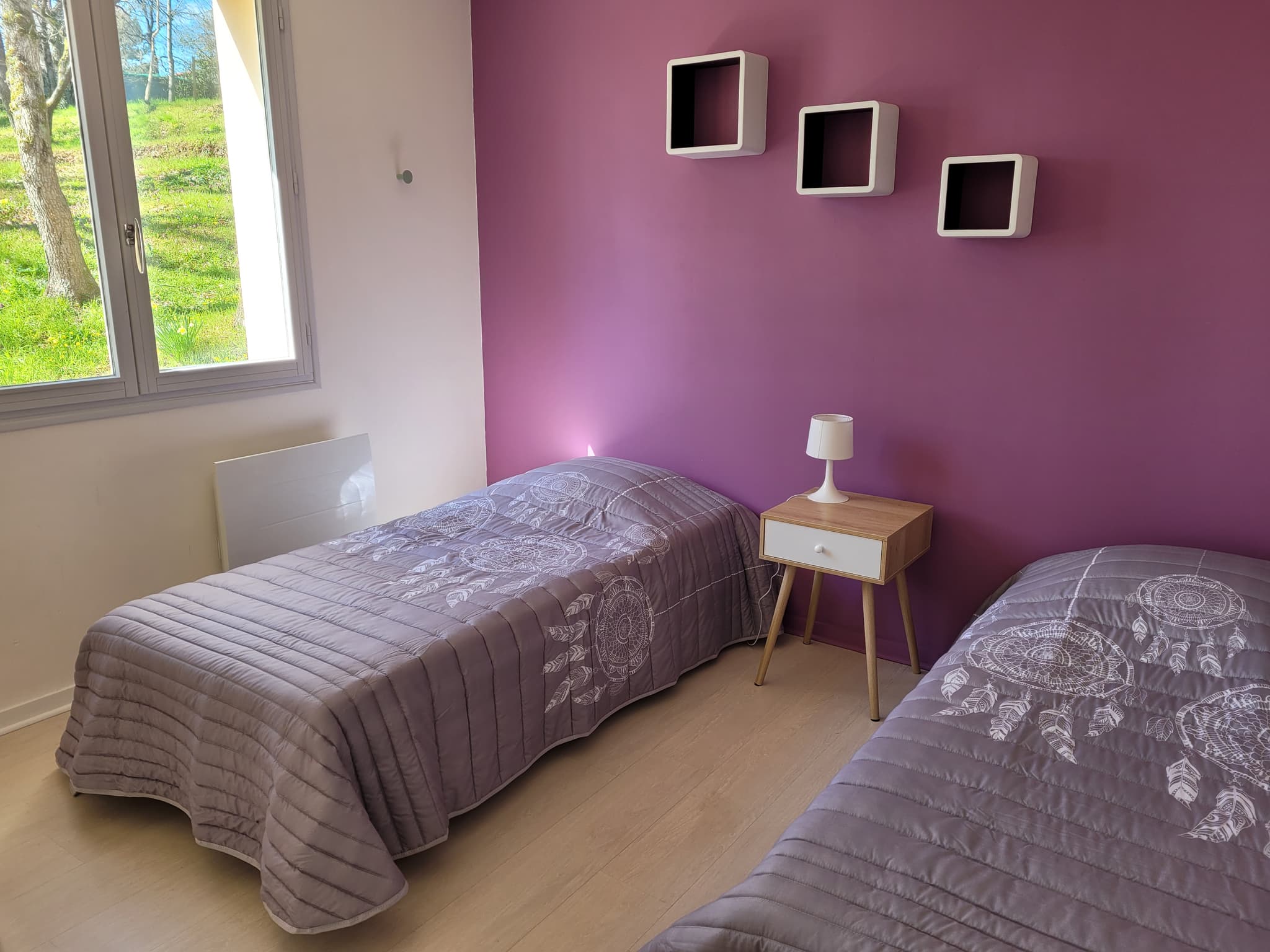 Chambre 2 lits une personne