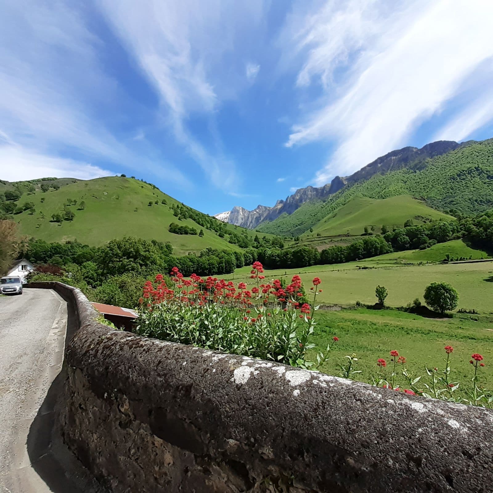 Vue depuis le gîte La Grange