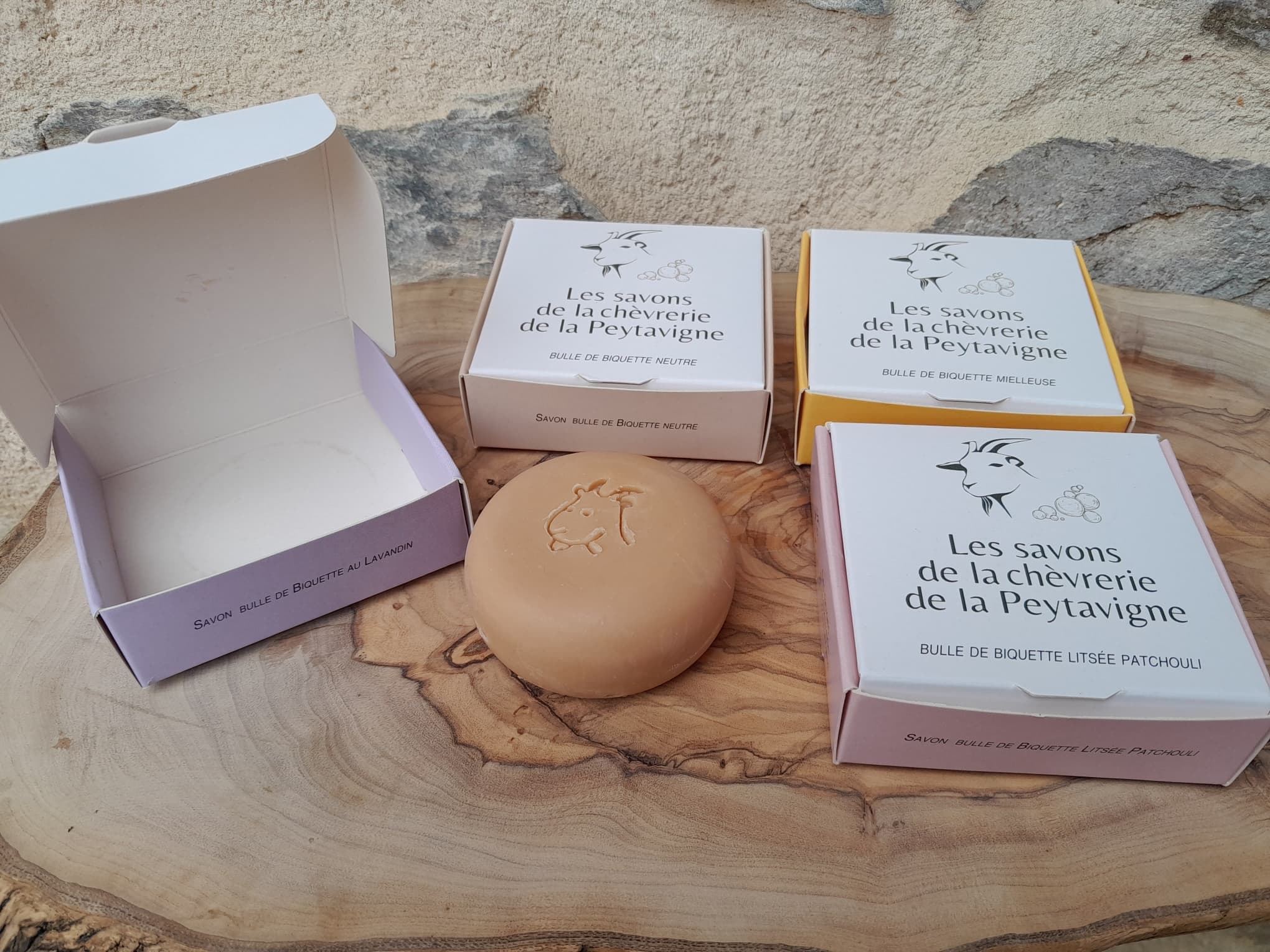 Savons au lait de chèvre
