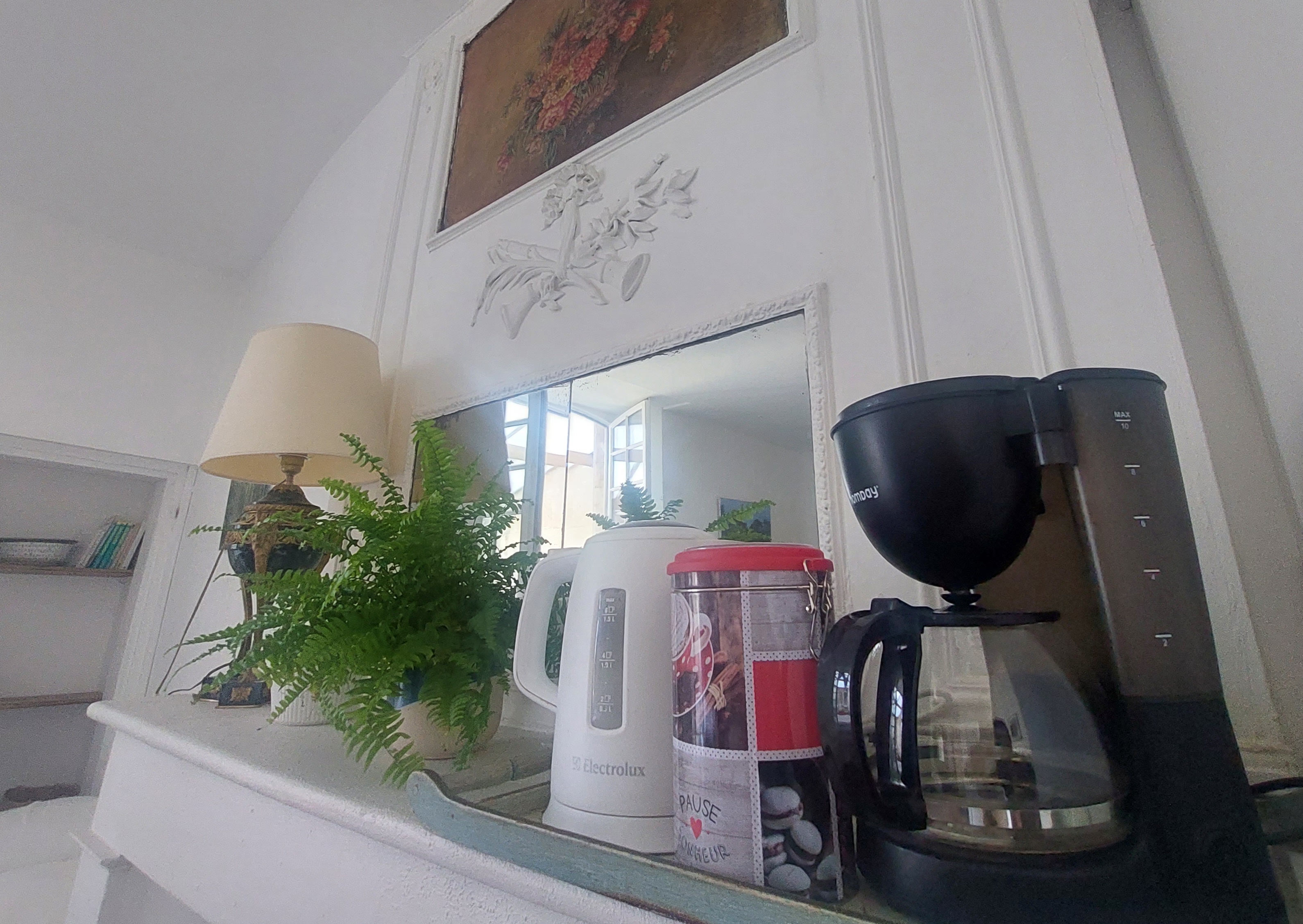 Café et thé fournis