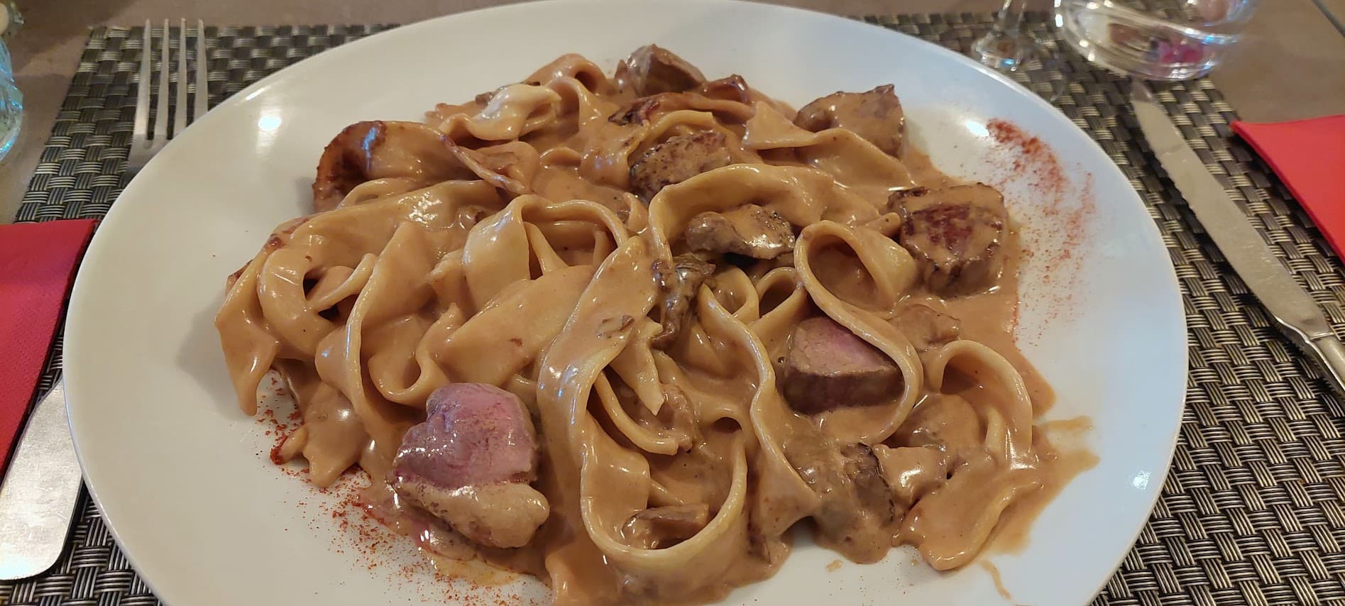 magret et cèpes