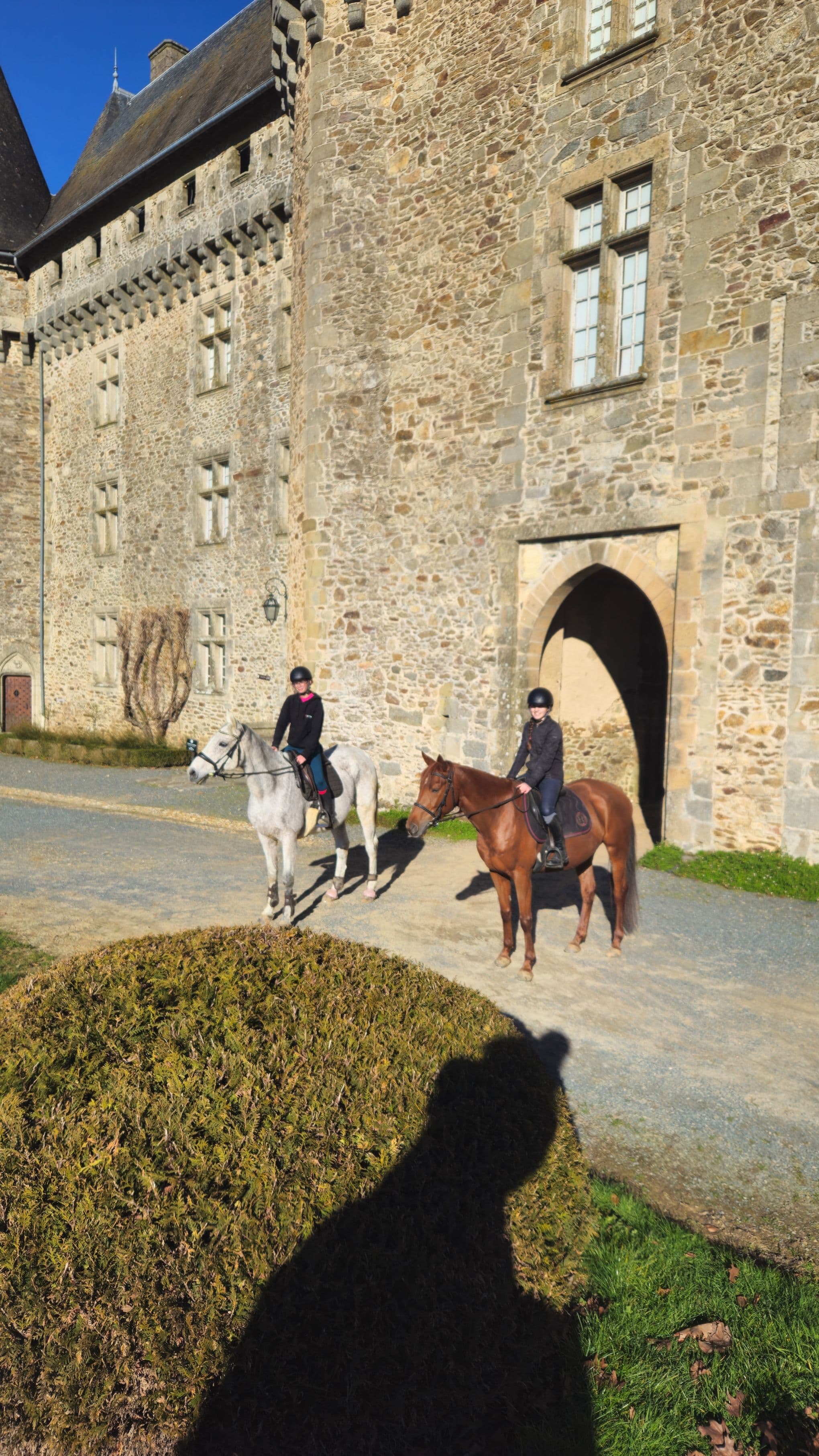 balade cheval château