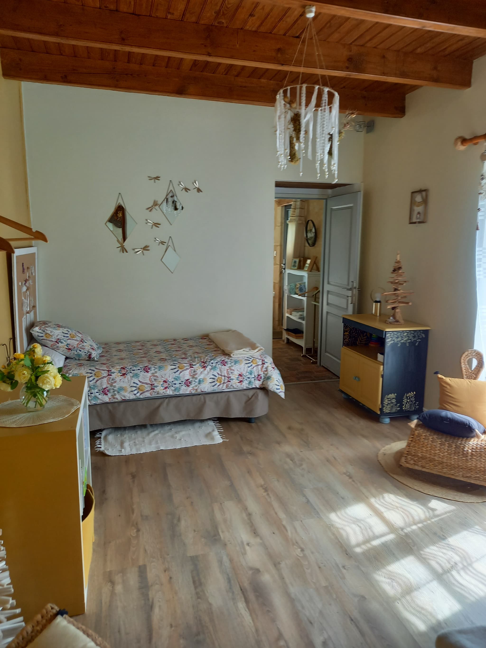 Chambre hôte "sous le tilleul' Chambre avec 2 lits de 90