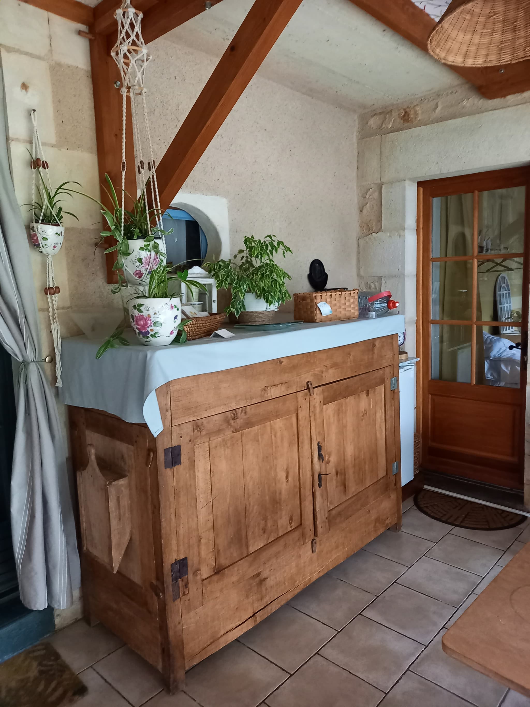 Chambre hôte "sous le tilleul' Salon d'accueil