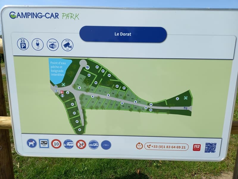 aire de camping car Le Dorat