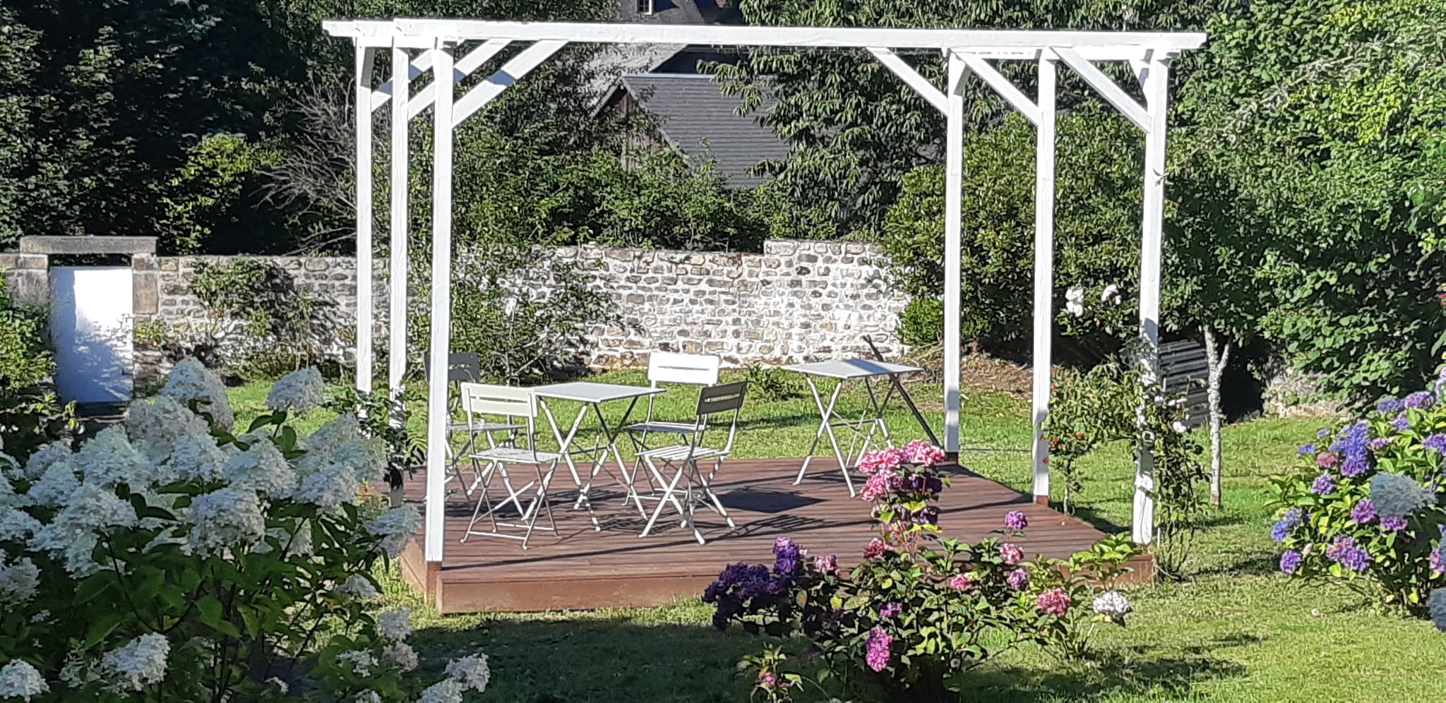 le jardin et la terasse