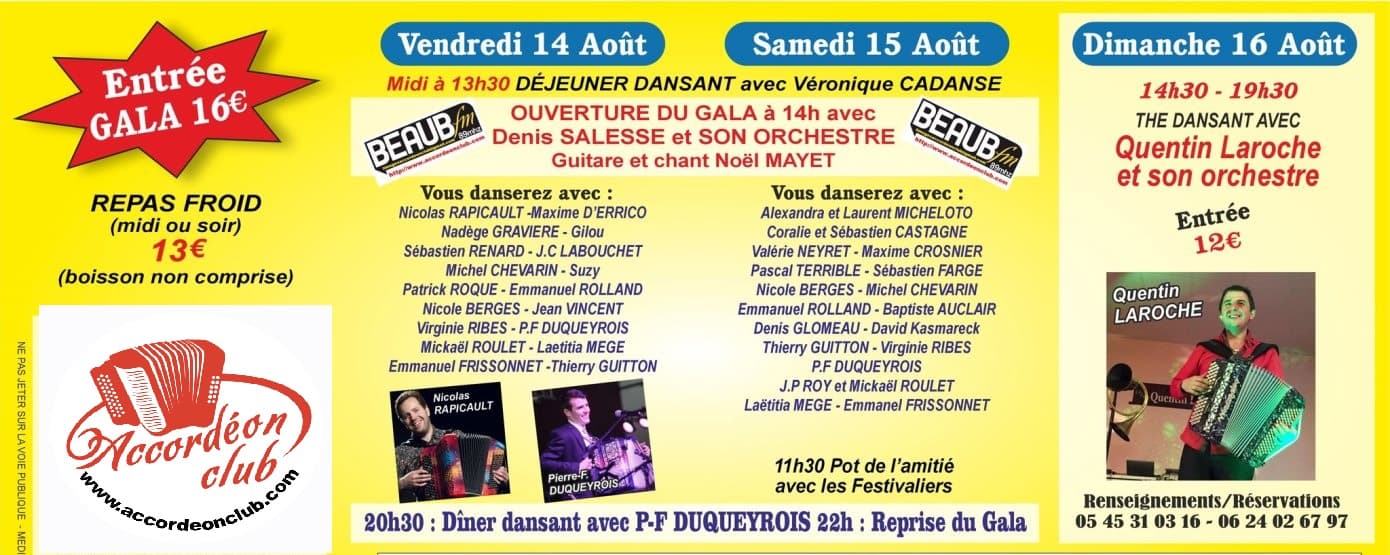 39ème gala d'accordéon dansant