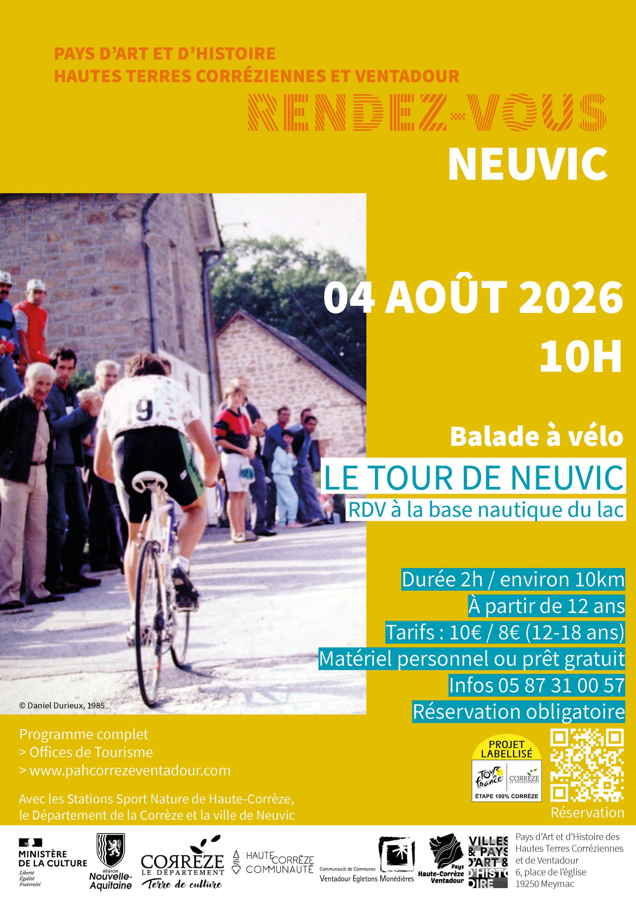 2026_Affiche_visite à vélo_Neuvic