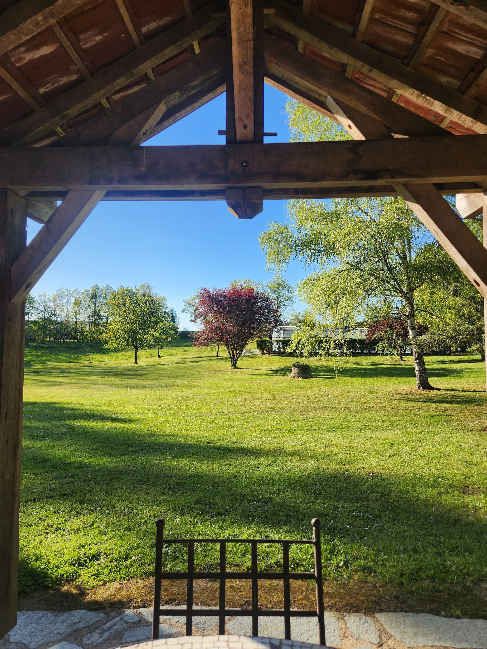 Depuis la terrasse