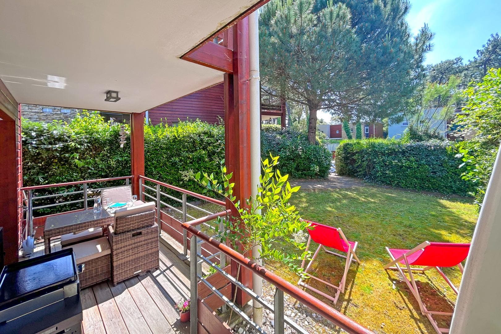 Terrasse Gîte à Capbreton Landes - Gîtes de France Sud-Ouest Atlantique