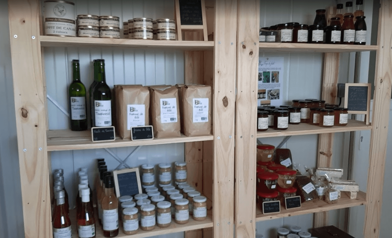 dépot vente producteurs locaux à la ferme