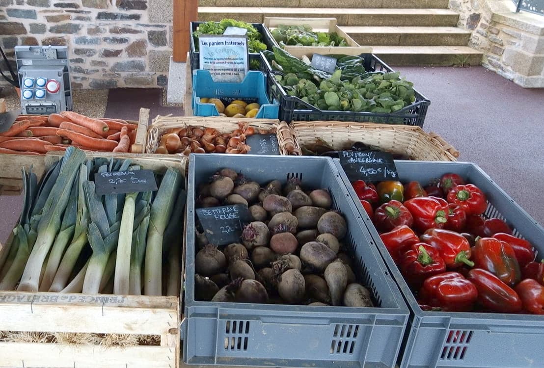 Légumes bio de l’association maraîchère "Le Comptoir Fraternel"_1