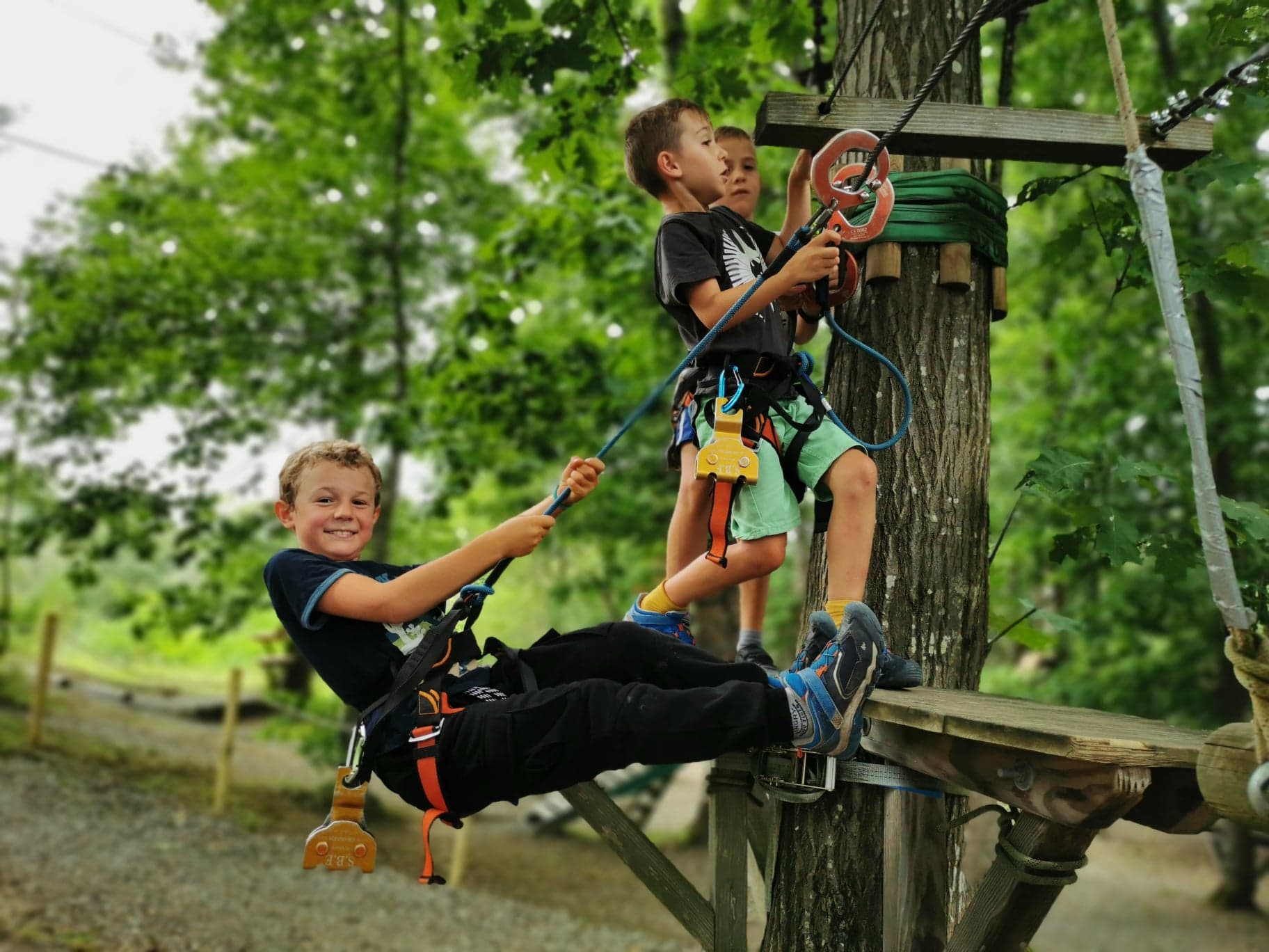 Aventure Parc - Bosdarros - Accrobranches entre copains