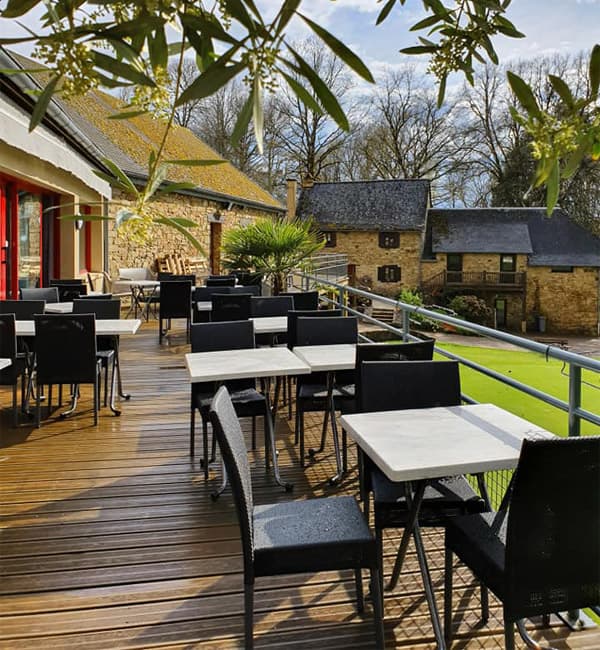 Terrasse avec vue sur le golf_1