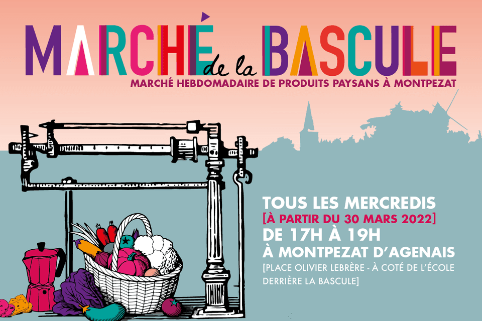 affiche marché bascule