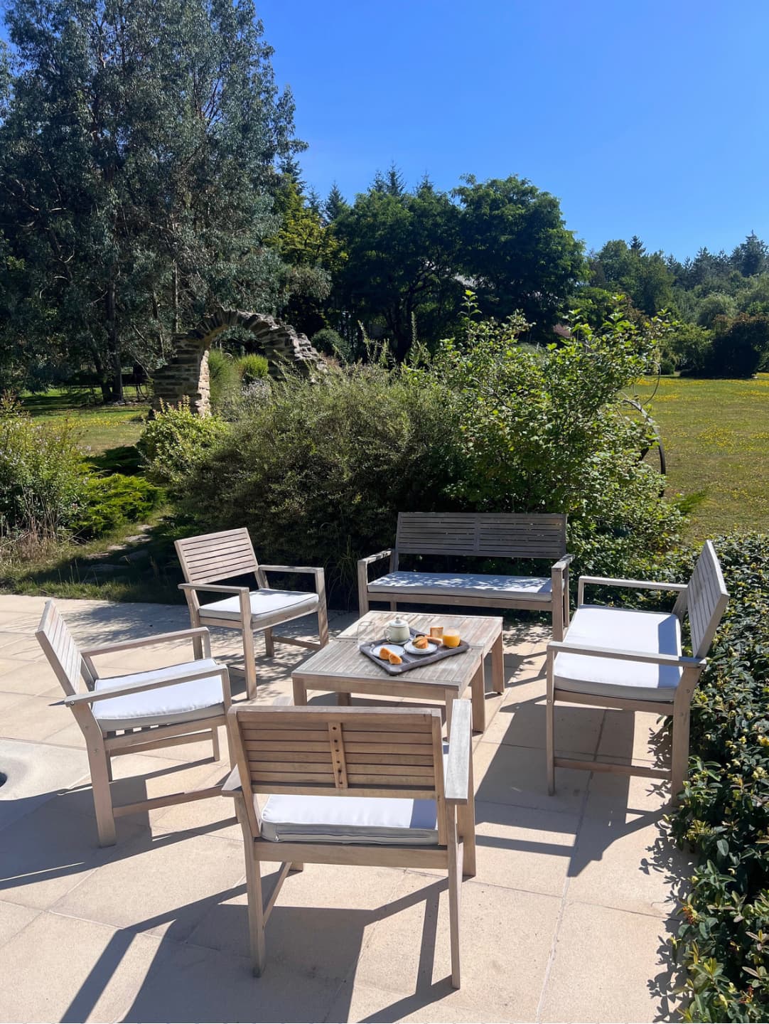 Piscine coin salon