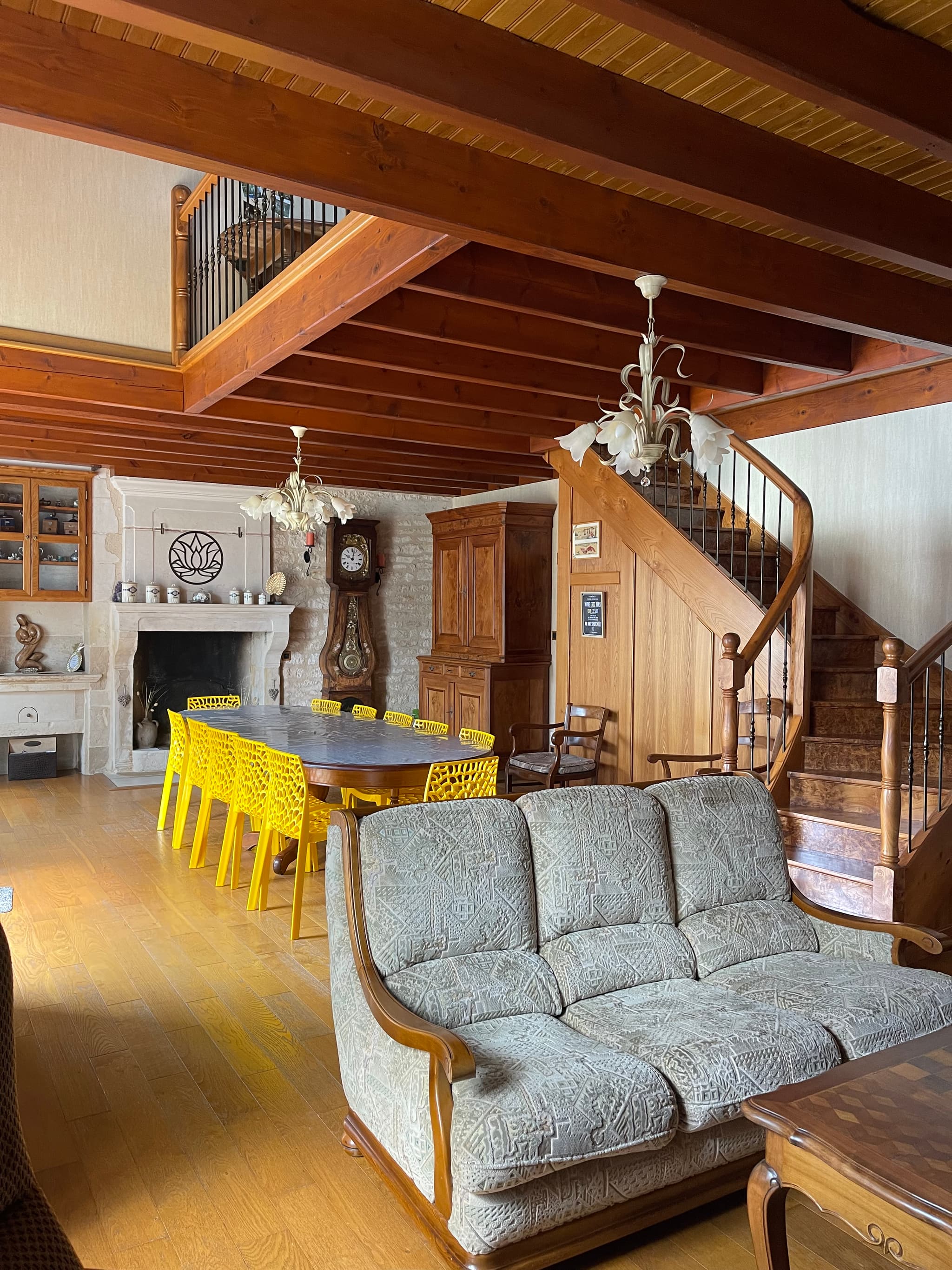 Le salon-salle à manger