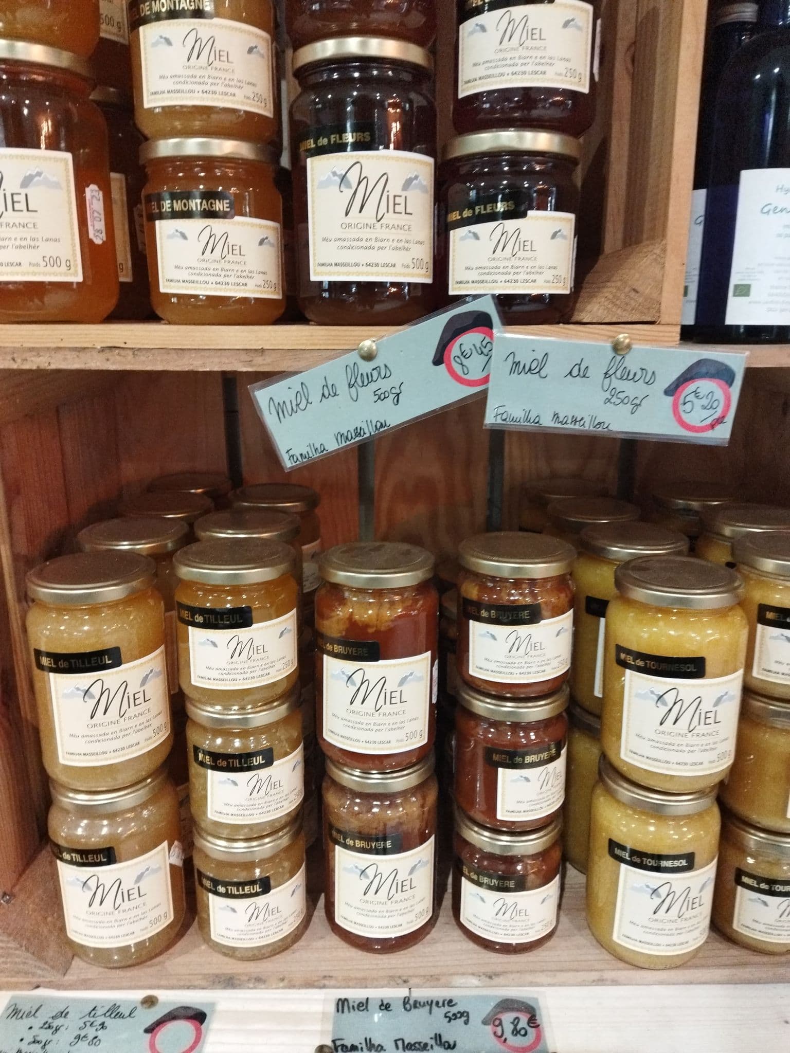 Miels à la boutique Tot de Casa