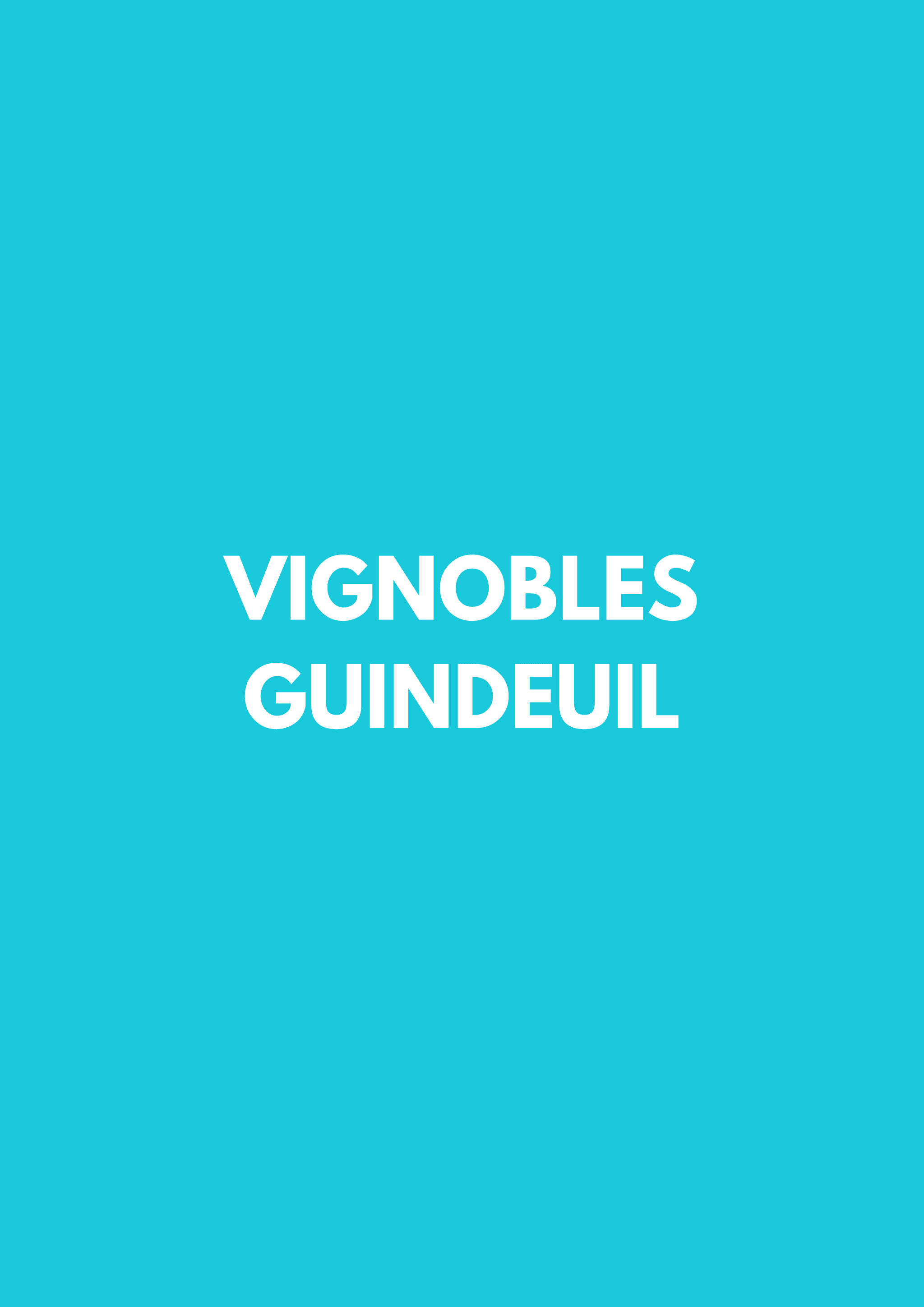 vignobles guindeuil