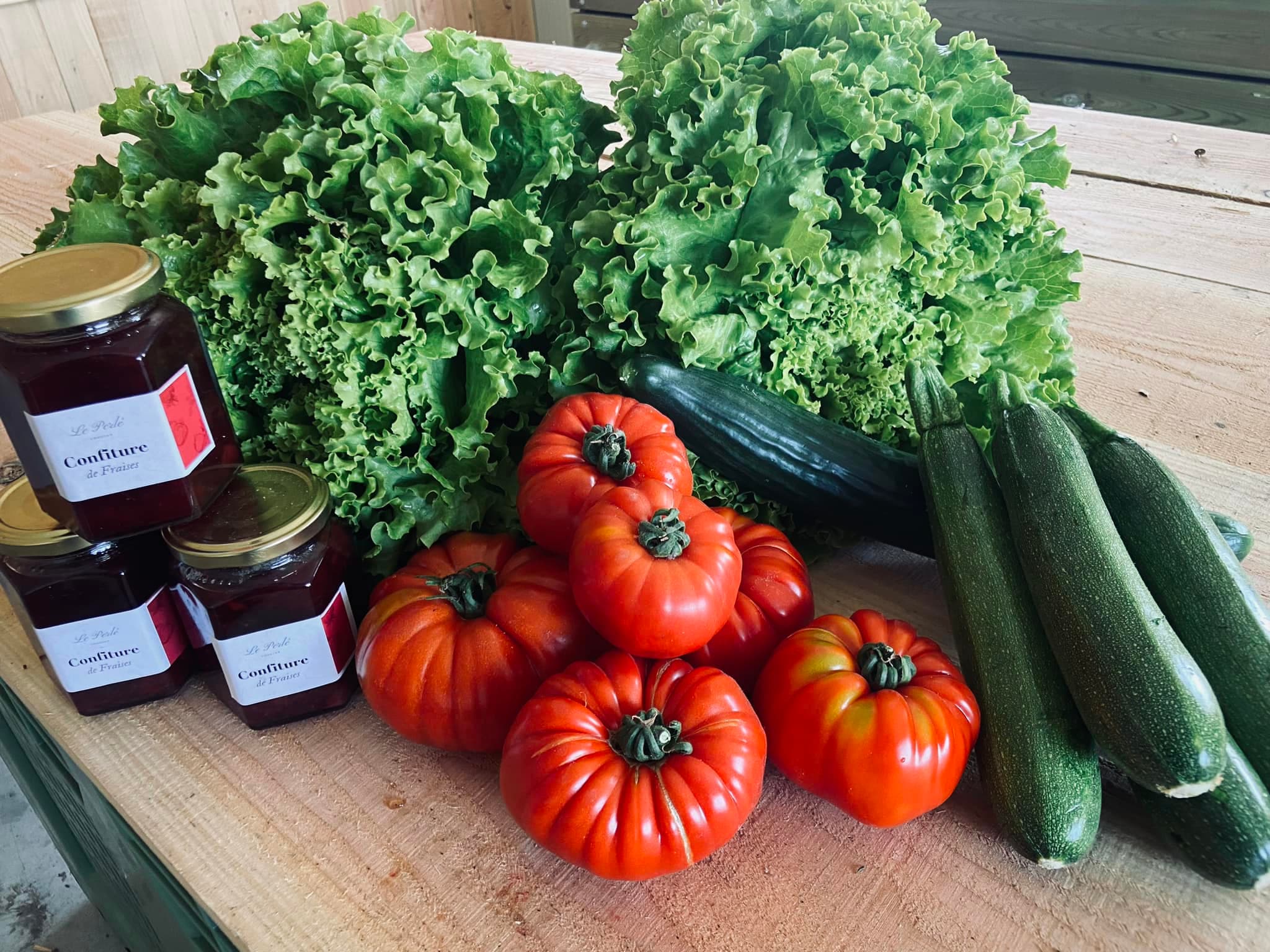 Légumes et confitures