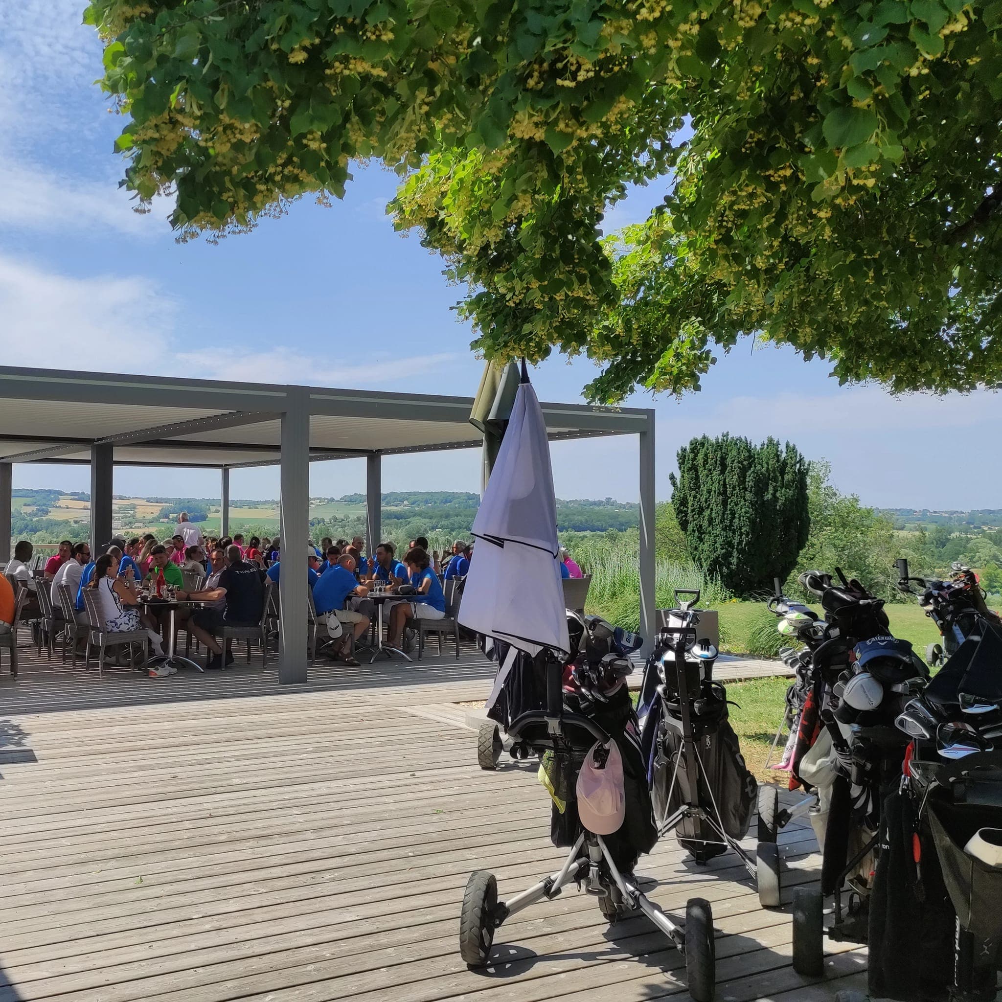 Terrasse du restaurant du Golf