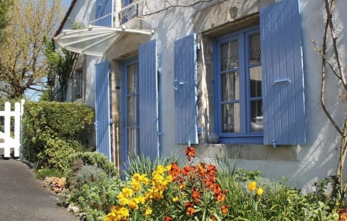 Le gîte "La Maison Bleue" à Saint-Gelais