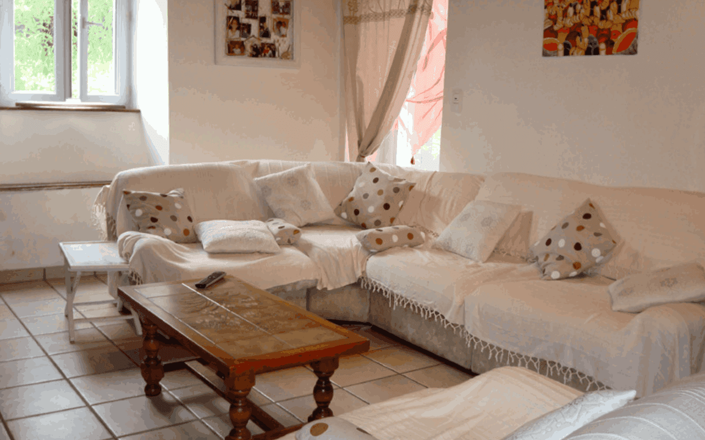 Maison Biscay Pays Basque, gîte Soulen salon