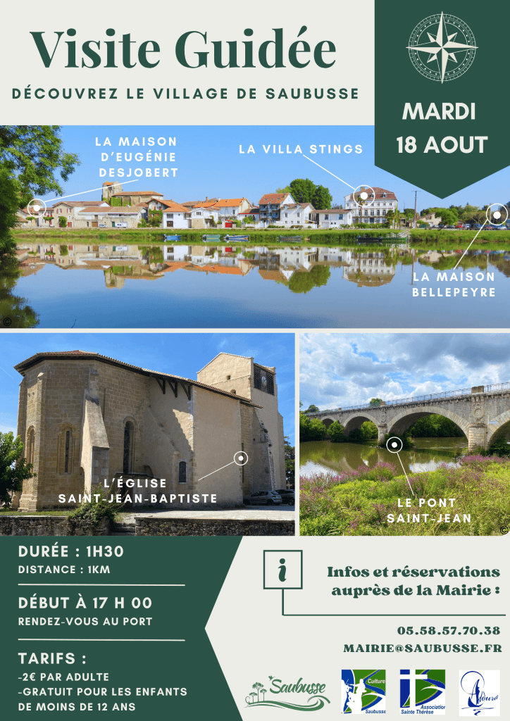 Visite guidée - Saubusse - OTI LAS