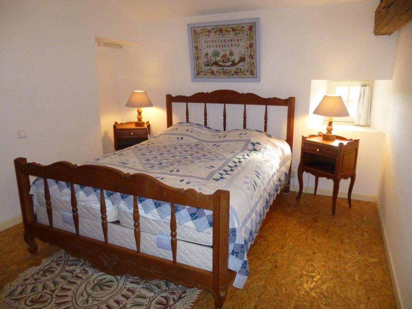 Gîte Robale à Romagne - Chambre lavande