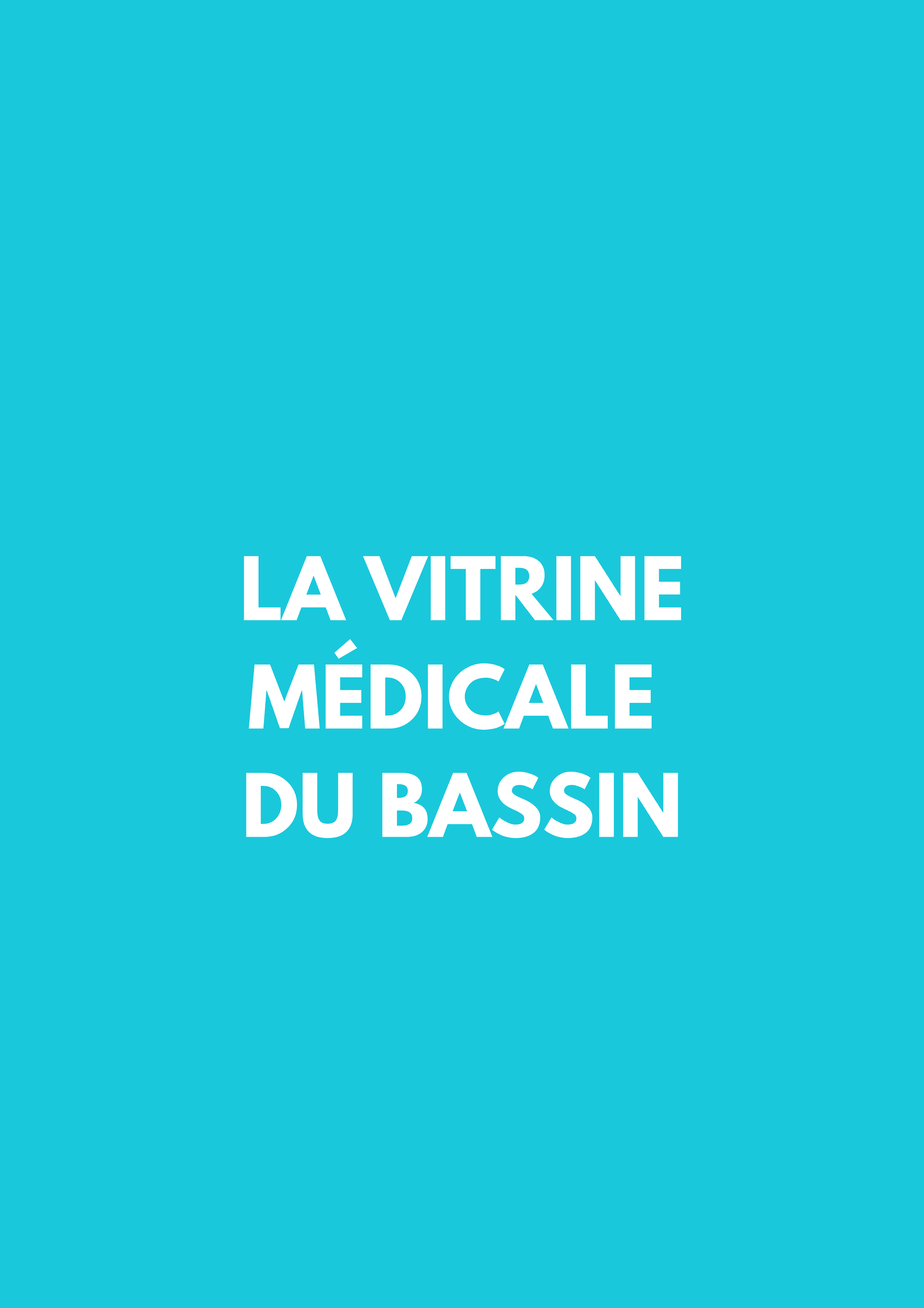 vitrine médicale du bassin