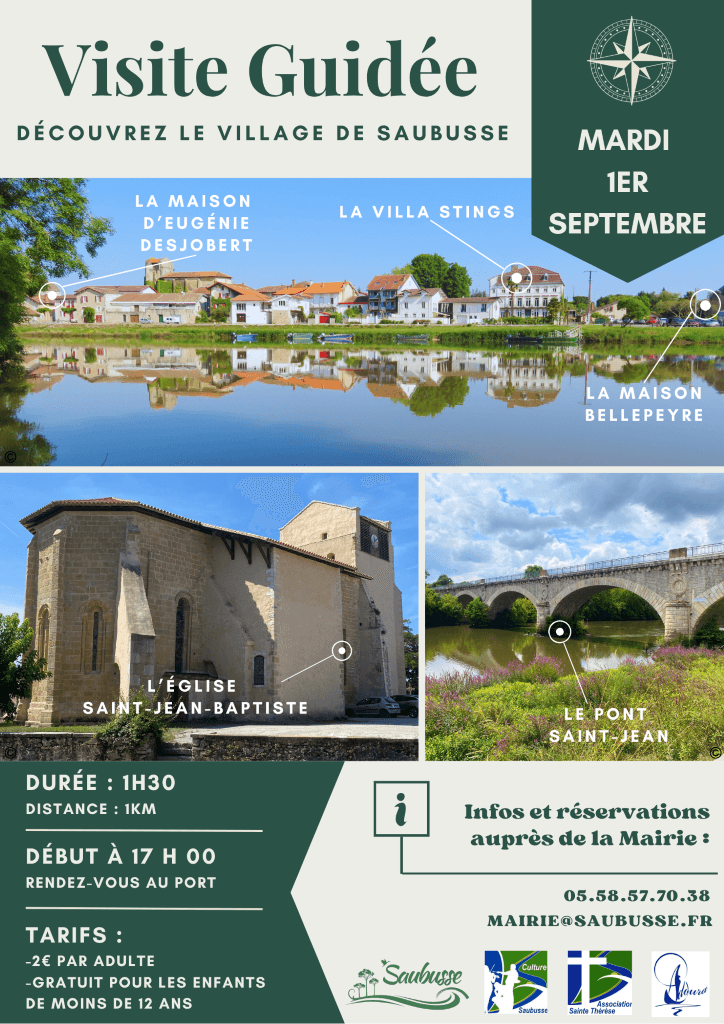 Visite guidée - Saubusse - OTI LAS