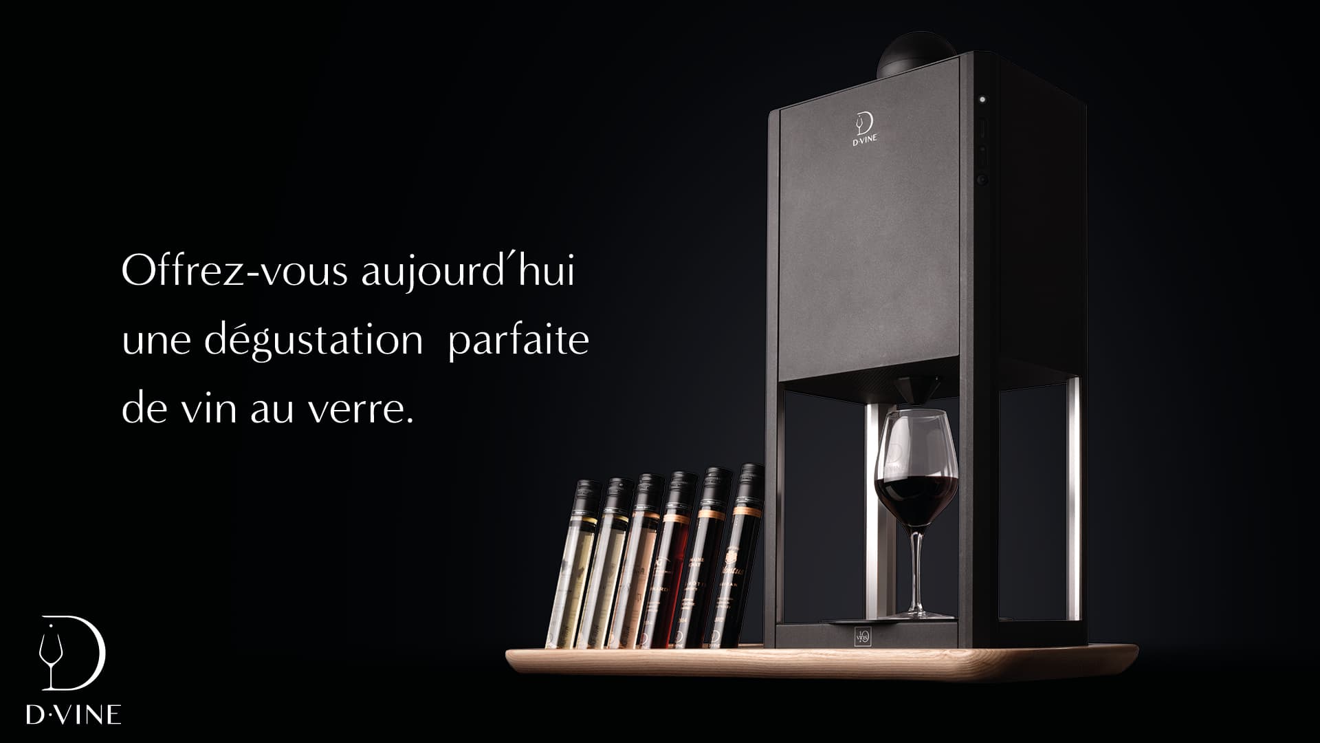 Dégustation de vin au verre