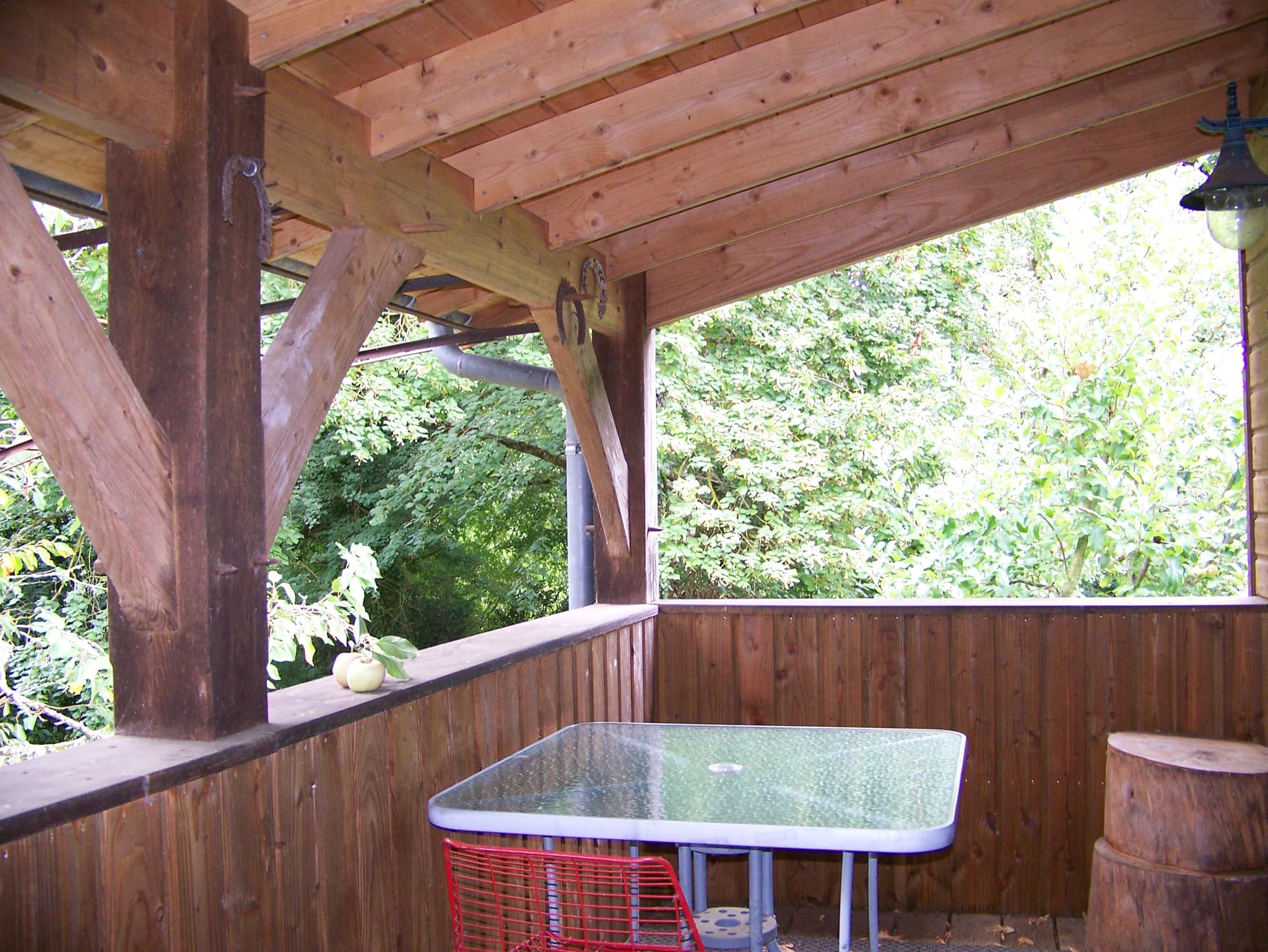 terrasse abritée
