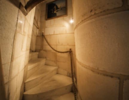 Escalier en pierre du XIIIème siècle