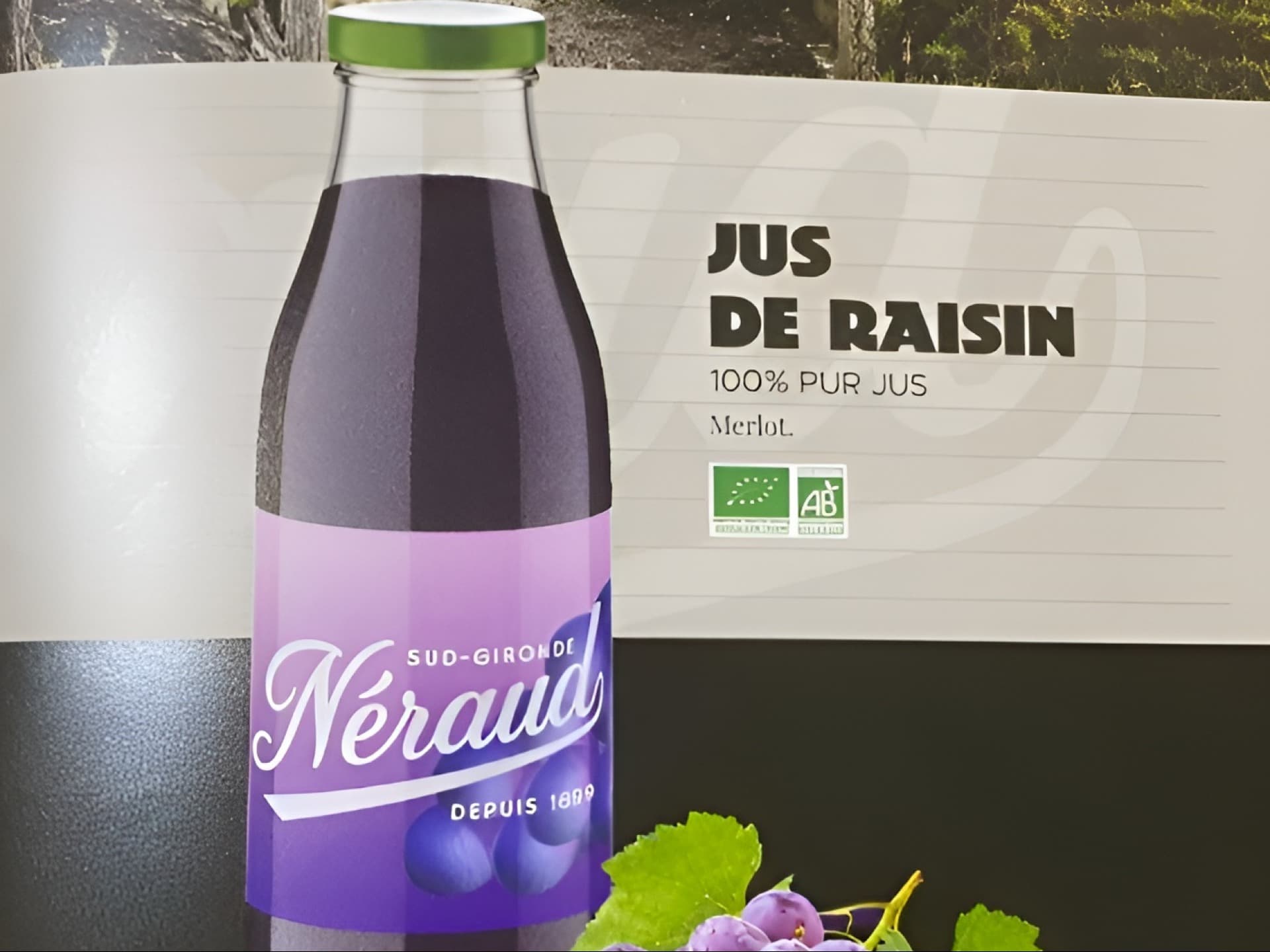 Jus de fruit bio