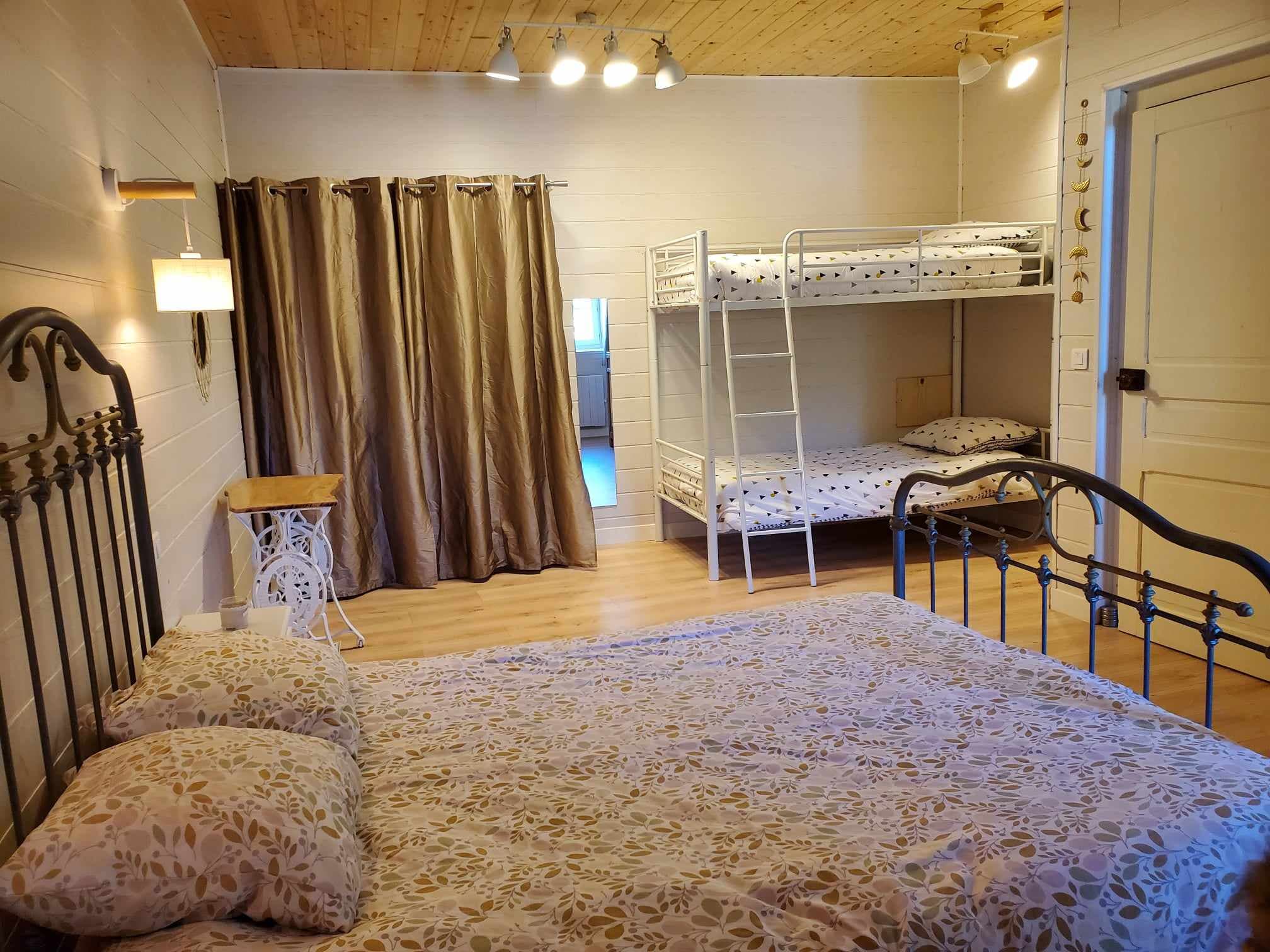 La première chambre du gîte La libellule