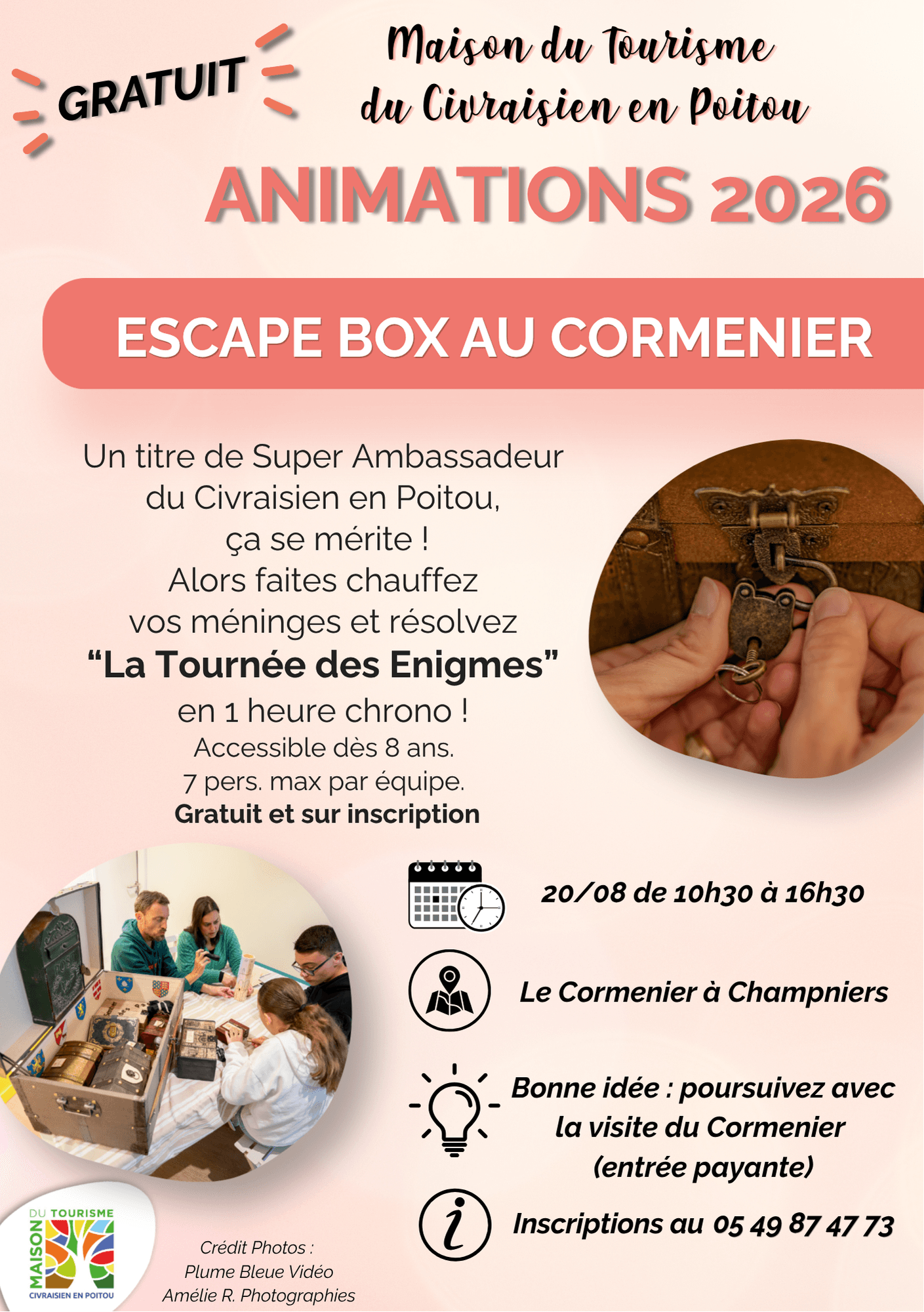 Flyers pour animation estivale 2026