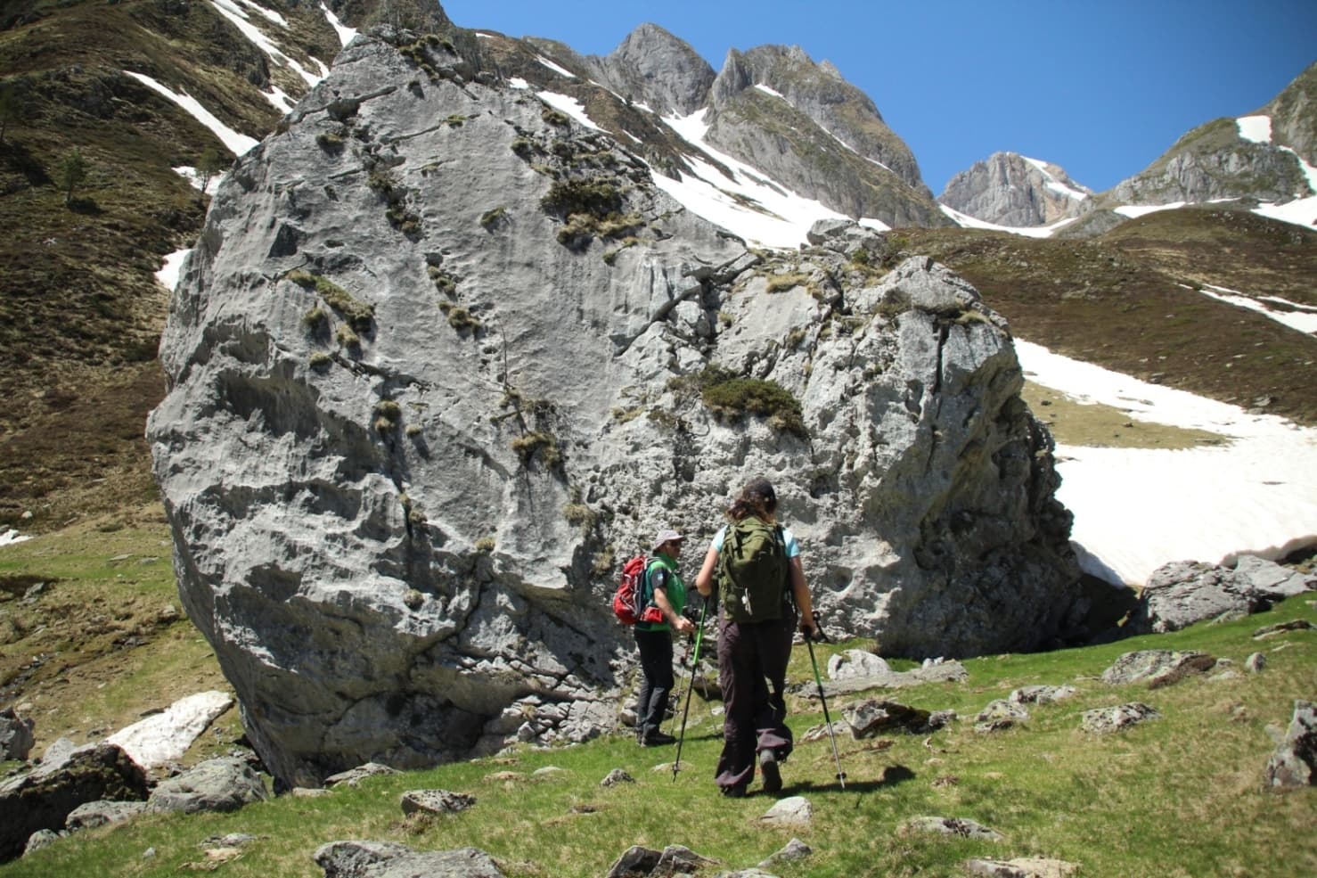 Rocher d'Ansabère en vallée d'Aspe